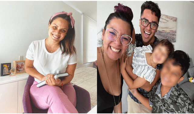 La modelo permitió que la familia del empresario visite a su hija en su casa. Foto: Andrea San Martín/Juan Víctor Sánchez/Instagram