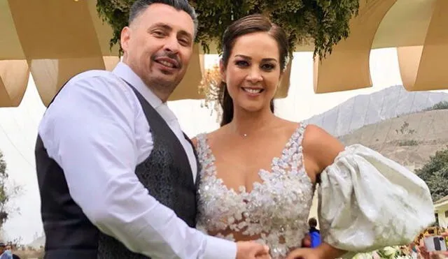 Marina Mora se casó con Alejandro Valenzuela. Foto: Silvia Cornejo/Instagram