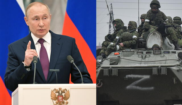 Putin continúa con amenazas militares a sus vecinos si se unen a la OTAN. Foto: composición EFE