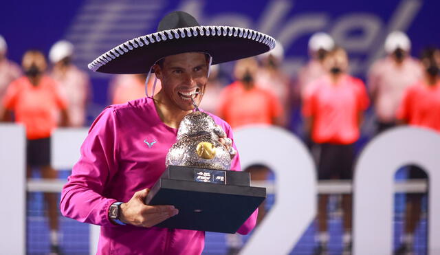 Rafael Nadal es el actual número 5 del ranking ATP. Foto: EFE