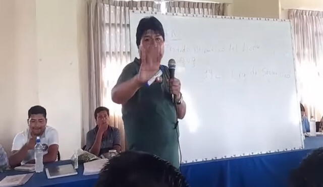 Evo Morales pidió interrumpir la transmisión en Bolivia. Foto: captura de El Deber