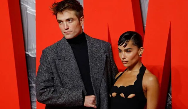 Robert Pattinson y Zoe Kravitz son los protagonistas de The Batman, la nueva producción de DC. Foto: AFP