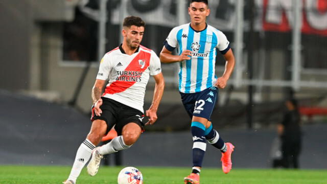 River Plate y Racing cara a cara. Foto: Twitter River Plate