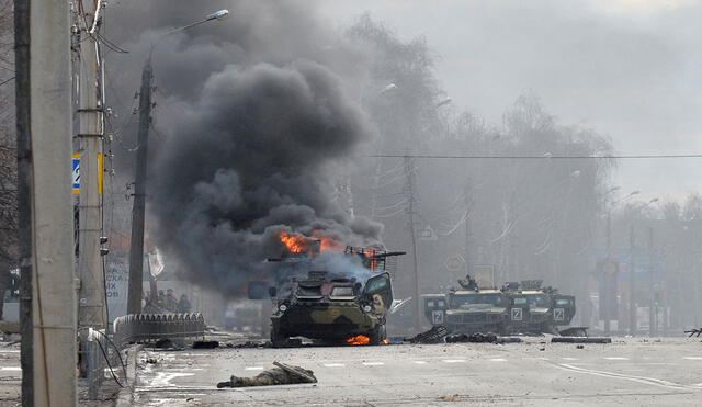 Járkov, con una población de 1,4 millones de habitantes, había sido invadida por Rusia. Foto: AFP