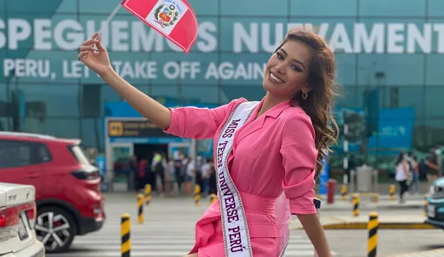 Daniela Lei, Miss Perú La Pre, viajó el 26 de febrero rumbo a Dubái. Foto:  Daniela Lei/Instagram