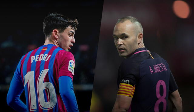 Xavi Hernández encontró similitudes entre Pedri y Andrés Iniesta. Foto: composición GLR/FC Barcelona/AP