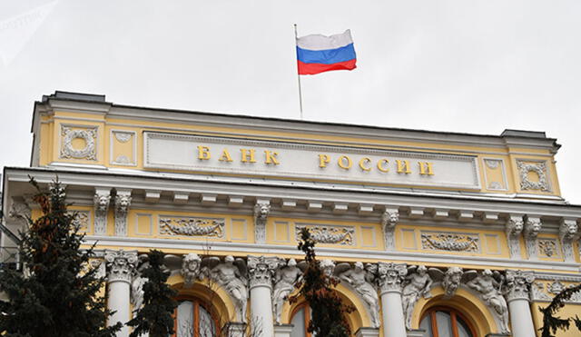 El Banco Central de Rusia afronta sanciones desde fines de febrero. Foto: Difusión.