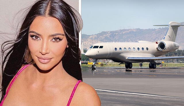 Las remodelaciones exigidas por Kim Kardashian habrían elevado el precio del avión hasta 150 millones de dólares. Foto: Kim Kardashian/Instagram