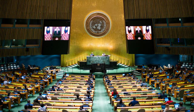 La Asamblea General de la ONU debate sobre la paz, la seguridad y muchos otros asuntos de interés internacional. Foto: AFP