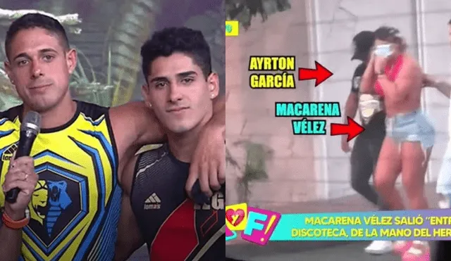 Ayrton García, hermano de Hugo García habló sobre su relación con Macarena Vélez. Foto: composición/ América Televisión/ Amor y fuego