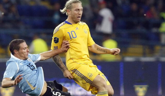 Andriy Voronin jugó en la selección ucraniana. Foto: EFE