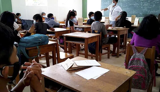 Este 28 de marzo se regresa a clases presenciales en La Libertad. Foto: La República