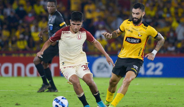 Universitario ya le ha ganado a Barcelona SC en Lima por Copa Libertadores. Foto: EFE