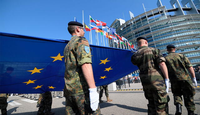 La Unión Europea no posee un ejército independiente de cuerpos como la OTAN. Foto: AFP / referencial