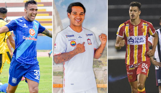 Fernández, Techera y Salinas llegaron a Liga 1 este 2022. Foto: composición/ Alianza Atlético/ Ayacucho FC/ Atlético Grau