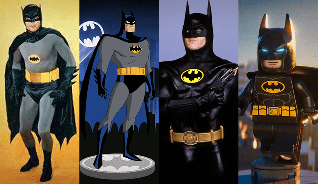 Batman tiene muchas versiones en el cine y la TV antes de la de Robert Pattinson. Foto: Composición / La República