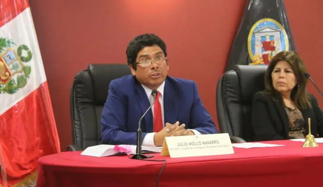 Julio Mollo es sindicado de emitir resoluciones favorables a personas vinculadas a la organización criminal Los Cuellos Blancos del Puerto. Foto: Poder Judicial