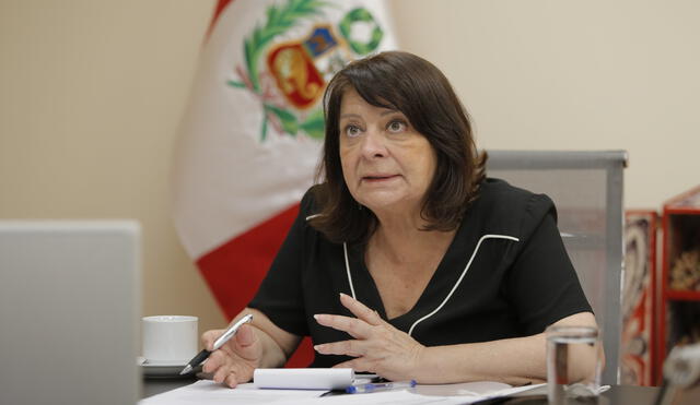 Diana Miloslavich asumió el Ministerio de la Mujer el 8 de febrero de 2022. Foto: MIMP