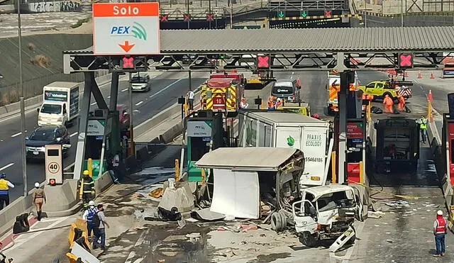 Accidente se produjo a las 9.00 de la mañana a la altura del Puente Huánuco. Foto: URPI-LR