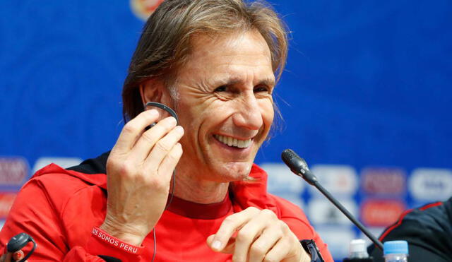 Ricardo Gareca está cerca clasificar con Perú a un Mundial por segunda vez y de manera consecutiva. Foto: AFP