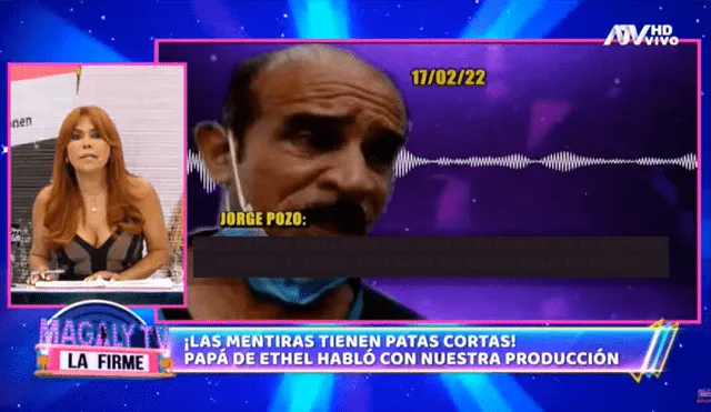 Magaly Medina revela audios de Jorge Pozo, expareja de Gisela Valcárcel. Foto: ATV