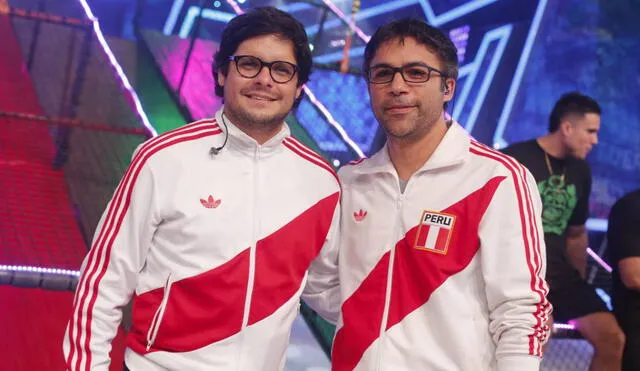 Gian Piero Díaz y Renzo Schuller fueron los presentadores de Combate durante varios años. Foto: La República