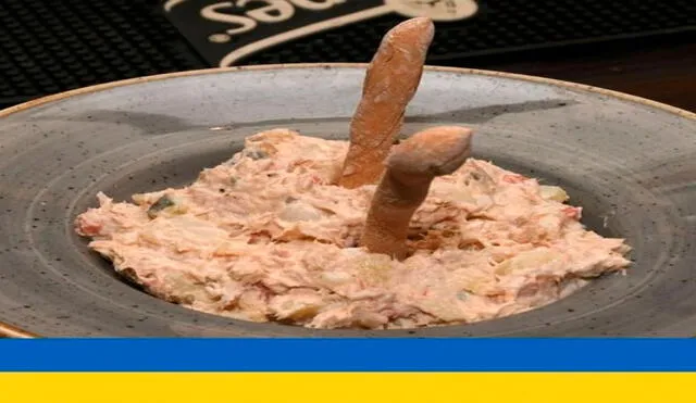 Ante los ataques que vive Ucrania, un establecimiento no tuvo mejor idea que nombrar a uno de sus platos como ‘ensaladilla Kiev’. Foto: captura de Instagram
