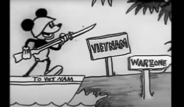 Mickey Mouse en la guerra de Vietnam. Foto: Whitney Lee Savage