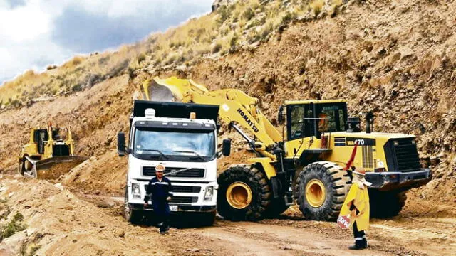 Retrasos. Obra de vía Viscachani – Callalli – Sibayo - Caylloma esta a cargo de empresa china. Foto: La República