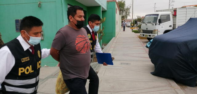 Tacna. Christian Huaytalla deberá responder ante la justicia sobre el crimen de su expareja. Foto: PNP