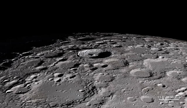 Los astrónomos estiman que el impacto ha dejado un cráter de hasta 20 metros en la Luna. Foto referencial: NASA