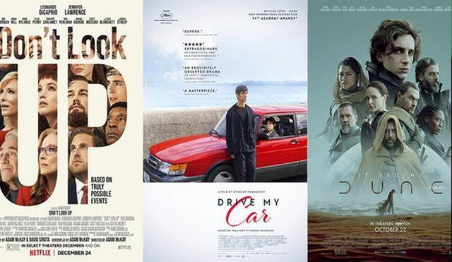Importantes películas son las favoritas para llevarse el Oscar en sus distintas categorías: Foto: composición La República