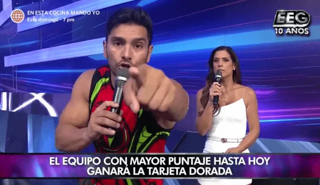 Rafael Cardozo se exhalta y 'Mister G' lo suspende de Esto es guerra. Foto: América TV.