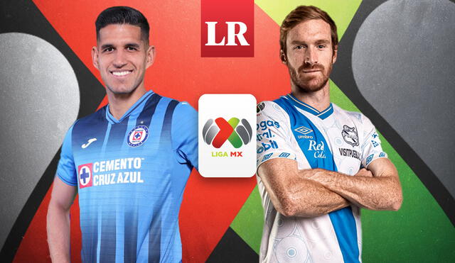 Cruz Azul vs. Puebla EN VIVO por el torneo apertura de la Liga MX 2022. Foto: composición GLR