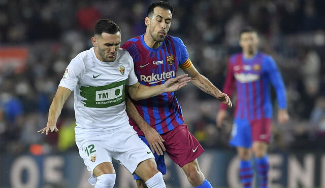 Barcelona visitará a Elche en la Primera División de España. Foto: AFP