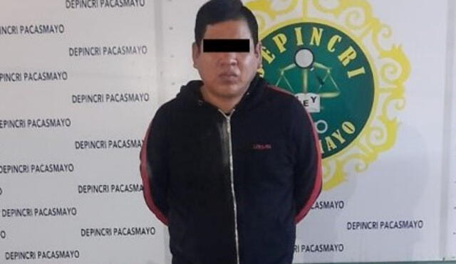 Detenido quedó en el Departamento de Investigación Criminal de Pacasmayo. Foto: PNP