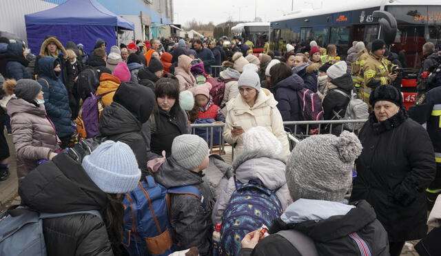En Polonia ya vivían 1,5 millones de ucranianos antes del ataque ruso. Foto: AFP