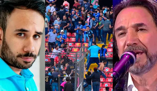 Figuras del medio como Marco Antonio Solís y el youtuber 'werevertomorro' condenaron los hechos de violencia en estadio La corregidora. Foto: composición/difusión/captura Youtube/Sebastián Laureano Miranda