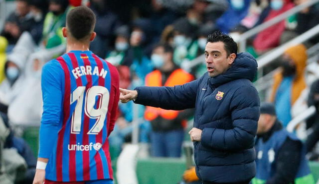 Xavi Hernández cumple su segunda etapa en el FC Barcelona, esta vez como entrenador. Foto: EFE.