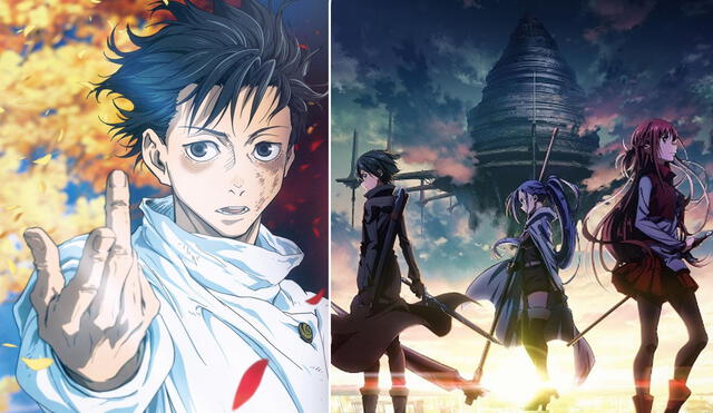 SAO y Jujutsu kaisen 0 son algunas de las películas anime más esperadas del 2022. Foto: composición A-1 Pictures / MAPPA Studios