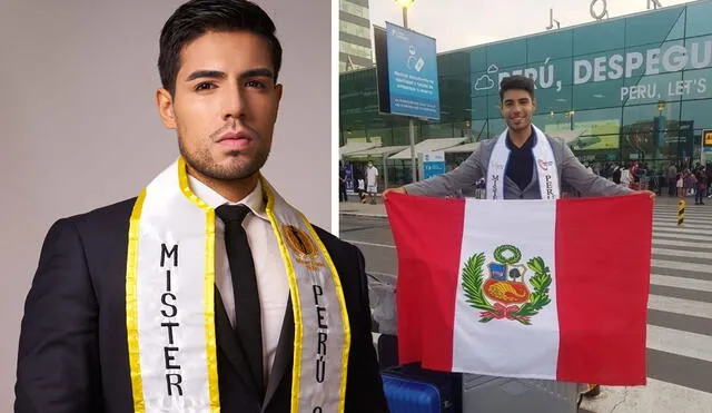 Daniel Jares recibió la bufanda de Mister Global Peru 2021 el 8 de febrero de este año. Foto: Daniel Jares/Instagram