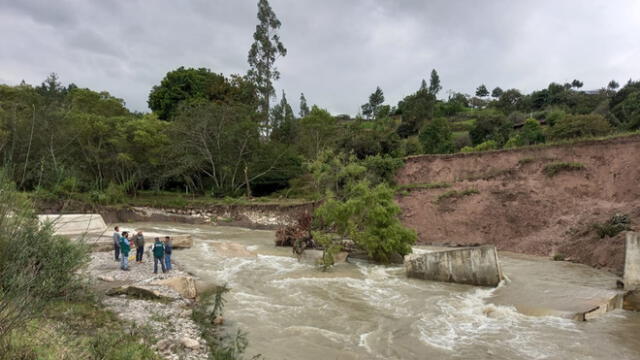 Incremento de caudal de ríos ocasionó la destrucción de canales de regadío. Foto: PSI.