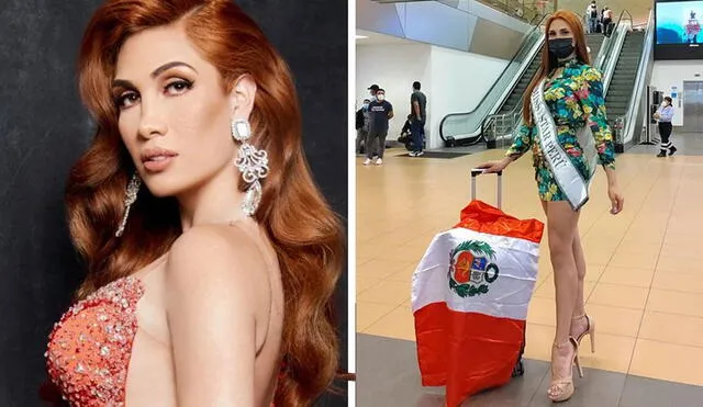 Tatiana Reyes es estudiante de Negocios internacionales y actualmente lleva el título de Miss Trans Star Perú 2021. Foto: Tatiana Reyes/Instagram