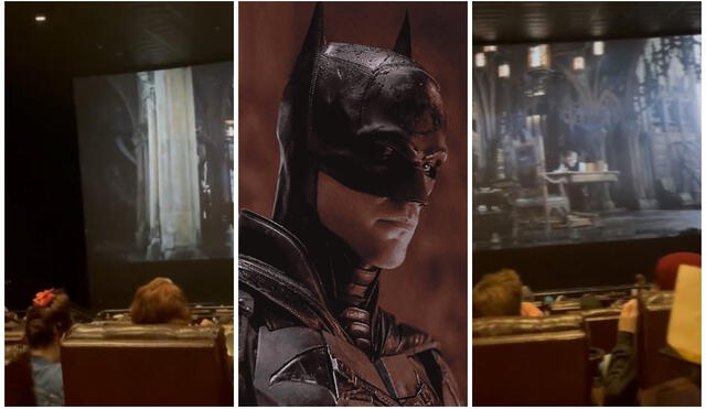 Va al cine a ver ‘The Batman’ y capta a varios murciélagos volando por toda la sala. Foto: captura de TikTok.