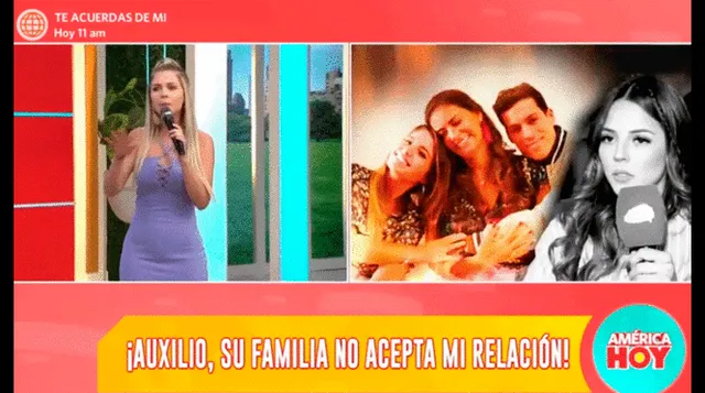 Brunella Horna señala que las hermanas de Patricio Parodi no deberían meterse en su relación con Luciana Fuster. Foto: captura de América TV