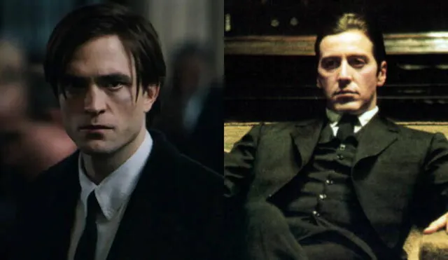 Robert Pattinson se inspiró en Michael Corleone de "El padrino" para ser Bruce Wayne en "The Batman". Foto: composición LR/ Warner Bros/Paramount Pictures