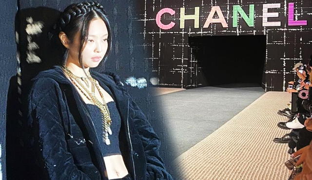 Idol de BLACKPINK Jennie regresó a Paris Fashion Week. Artista coreana es embajadora global de Chanel. Foto: composición @jennierubyjane/LR