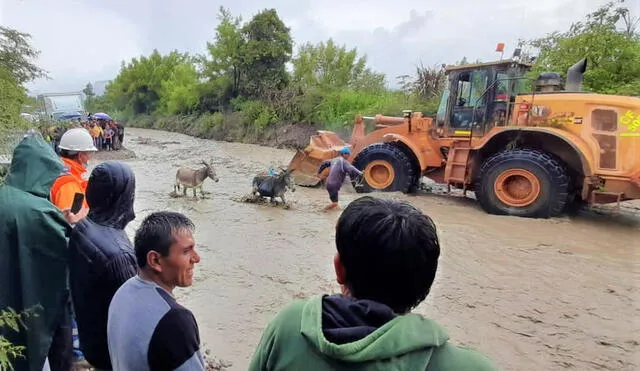 Varios kilómetros de vías de comunicación fueron afectadas por inundaciones. Foto: COER Cajamarca