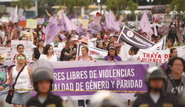 Cada 8 de marzo, las mujeres salen a marchar por alcanzar sus derechos e igualdad social. Foto: La República