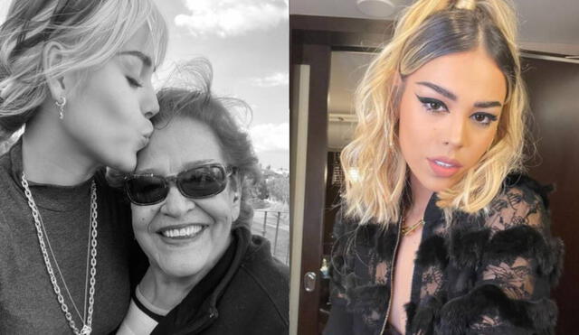 Danna Paola agradeció todos los momentos que vivió con su abuela. Foto: Danna Paola/Instagram